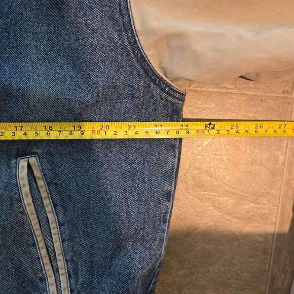 Vintage Champion 90s denim varsity bomber jacket - M - Picture 7 of 12